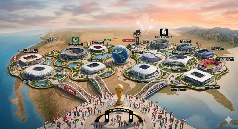 Estádios da Copa do Mundo 2026: guia completo