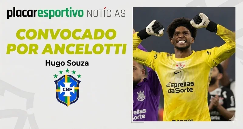 Hugo Souza é convocado para a Seleção Brasileira