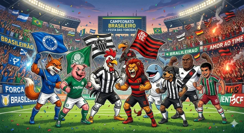 Mascotes dos times brasileiros 2026: lista completa